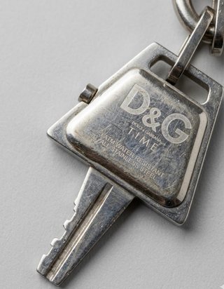 Bracciale Charm Borsa D&G Chiave Argento