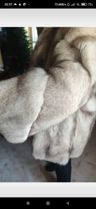 Pelliccia donna volpe argentata