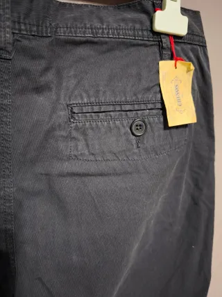 Pantalón chino hombre gris oscuro