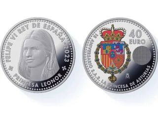 Moneda Princesa Leonor España 40 Euro 2023