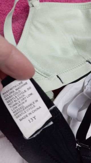 Lote 3 sujetadores deportivos chica