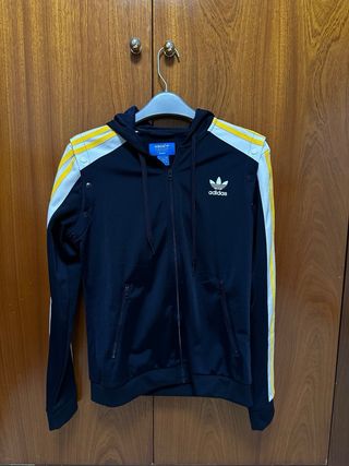 Chaqueta Adidas Azul y Amarilla