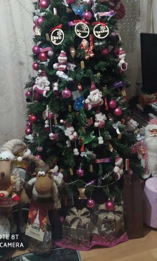 Lote Navidad 100 bolas mira en fotos que hay cosas