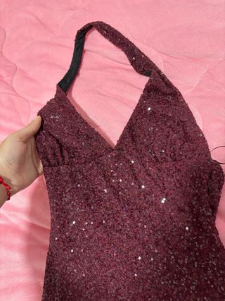 Vestido lentejuelas elegante