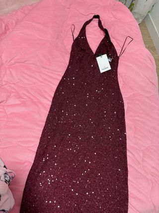 Vestido lentejuelas elegante