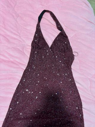 Vestido lentejuelas elegante