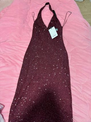 Vestido lentejuelas elegante