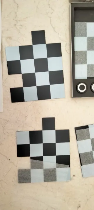 Juego de ajedrez y damas portátil