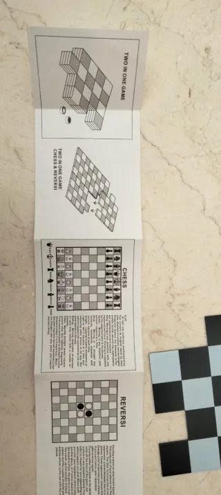 Juego de ajedrez y damas portátil