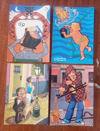 Coleção 12 Postais Zoodíaco Signos