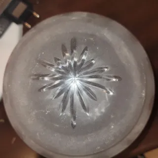 Pantalla de cristal para lámpara