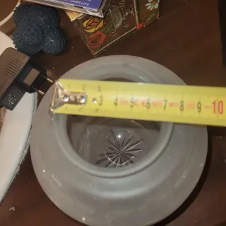 Pantalla de cristal para lámpara