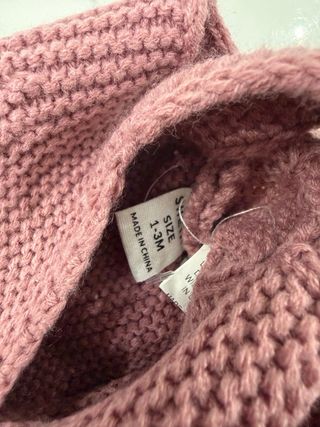 Salopette bambina Shein maglia cuore 1-3 mesi