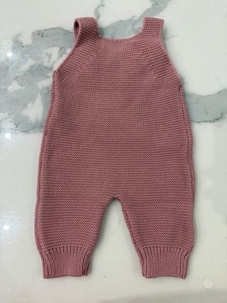 Salopette bambina Shein maglia cuore 1-3 mesi