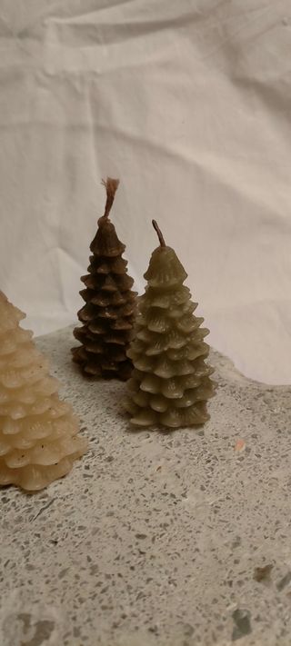Vela artesanal árbol de Navidad