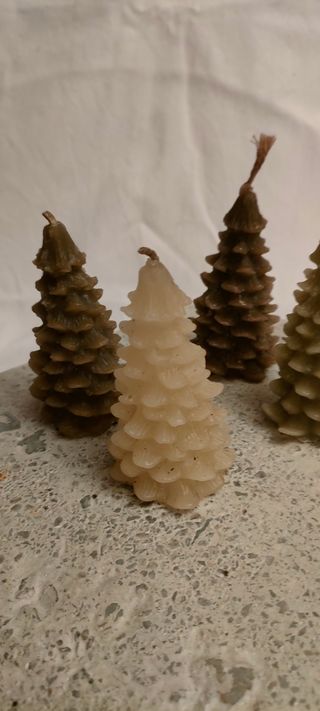 Vela artesanal árbol de Navidad