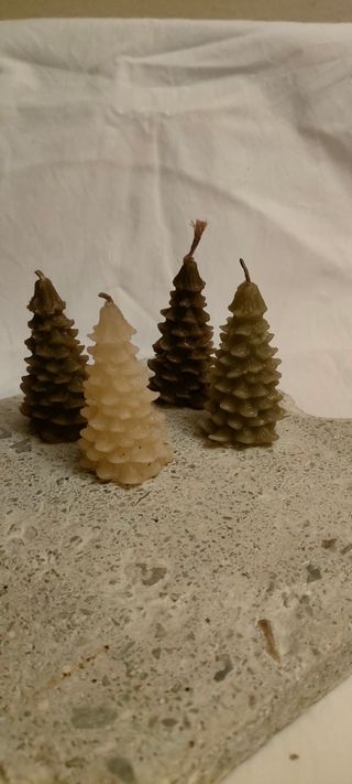 Vela artesanal árbol de Navidad