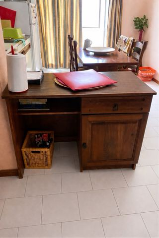 Secretária em madeira (para restauro)