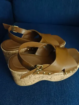 Sandalias de cuña mujer talla 37