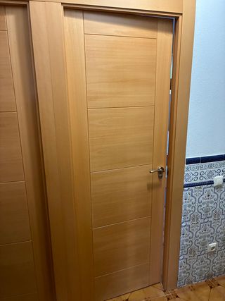 Set 8 Puertas Madera Haya + dos frentes armario