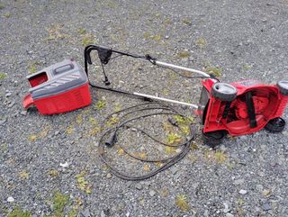 Cortacésped Eléctrico Rojo