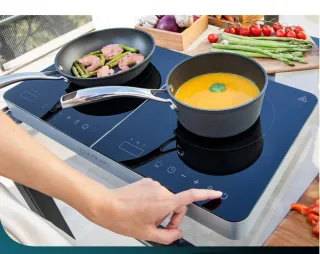 Placa Inducción Cecotec 2 Fuegos Portátil