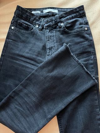 Vaqueros campana Mango negros
