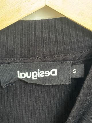 Vestido Desigual Girasoles Negro y Amarillo S