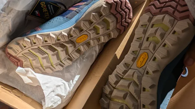 Zapatillas Gore-Tex Azul y Rosa