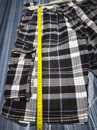 Bermudas Cargo Hombre Cuadros talla 42