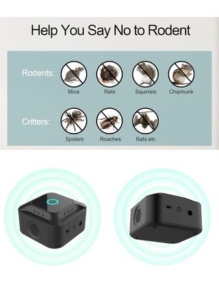 Dissuasore Ultrasuoni Topi Interno 360°