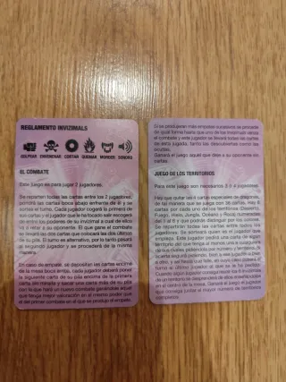 Juego de cartas Invizimals