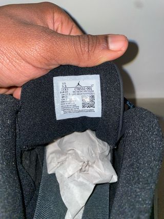 Air Jordan 3 Black Cat sono un 43 aperto