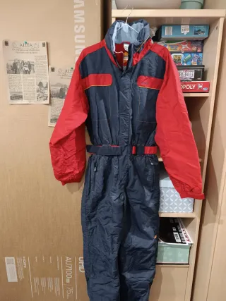 Mono de Nieve Rojo y Azul