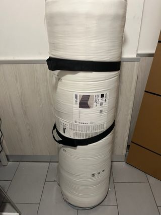 Cama IKEA Gris con Colchón NUEVO