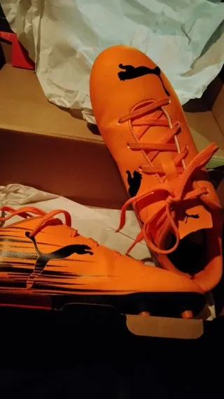 Botas de fútbol Puma Naranja