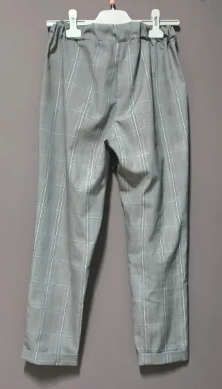 Pantalón de cuadros mujer