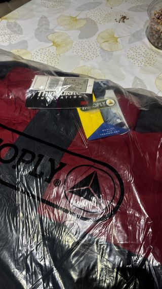 Parka Panoply Alaska Marino/Rojo Forro Thinsulate