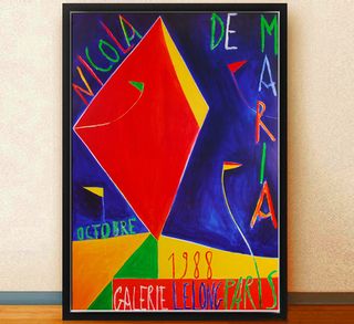 Cartel "De Maria Nicola" Lelong Paris 1988