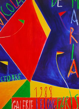 Cartel "De Maria Nicola" Lelong Paris 1988
