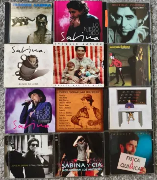 Discografía Joaquín Sabina. 5€ CD.