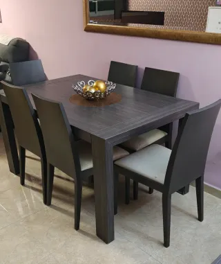 Mesa de comedor con 6 sillas