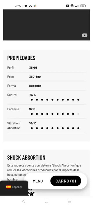 Pala de Padel Royal Padel M27 Poly 2026