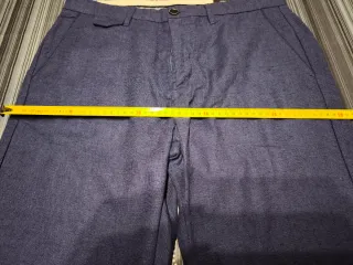 Pantalón vestir hombre tipo chino azul talla 40