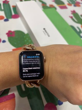 Apple Watch Series 5 Dorado con Correa Swarovski c