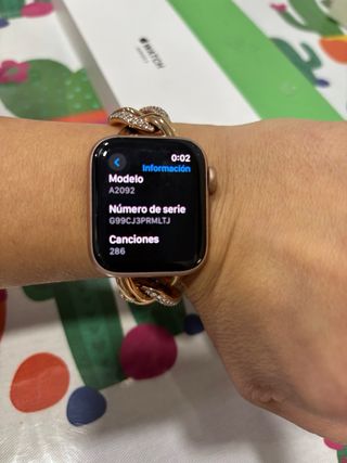 Apple Watch Series 5 Dorado con Correa Swarovski c