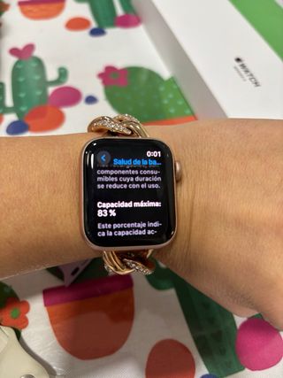 Apple Watch Series 5 Dorado con Correa Swarovski c