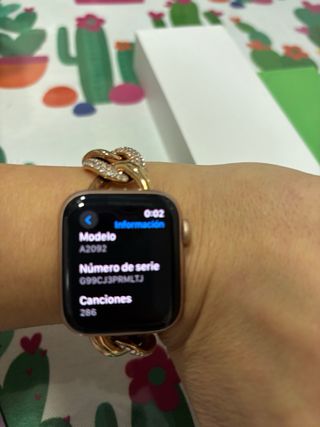 Apple Watch Series 5 Dorado con Correa Swarovski c