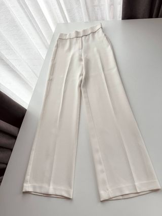 Pantalón Palazzo Mango Talla 34 XS