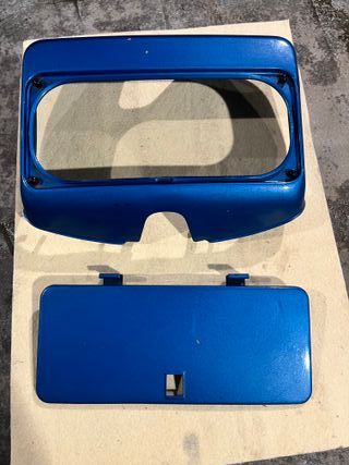 Guantera y Tapa Vespa Azul